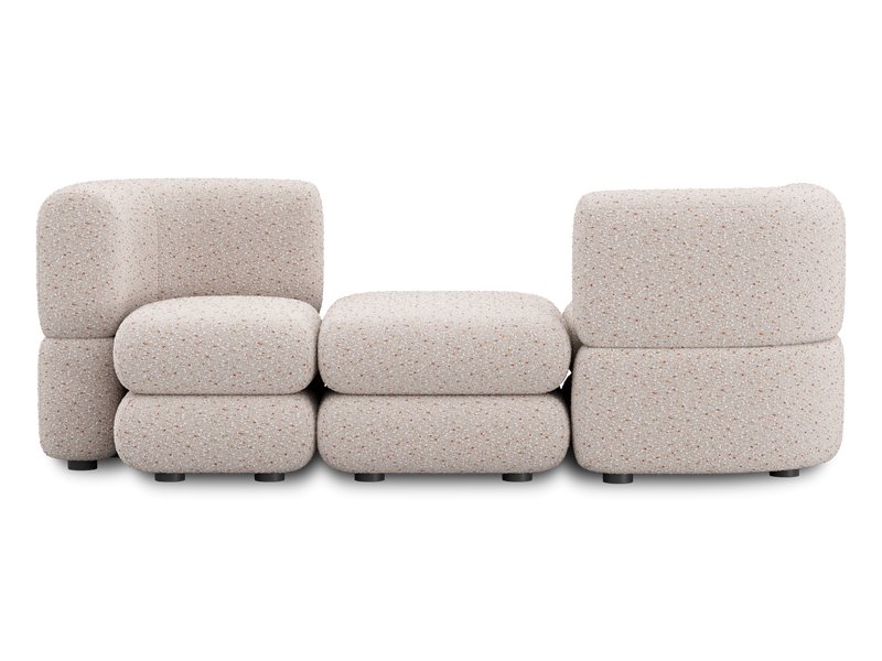 Диван модульный Брера-3 Bucle Cream